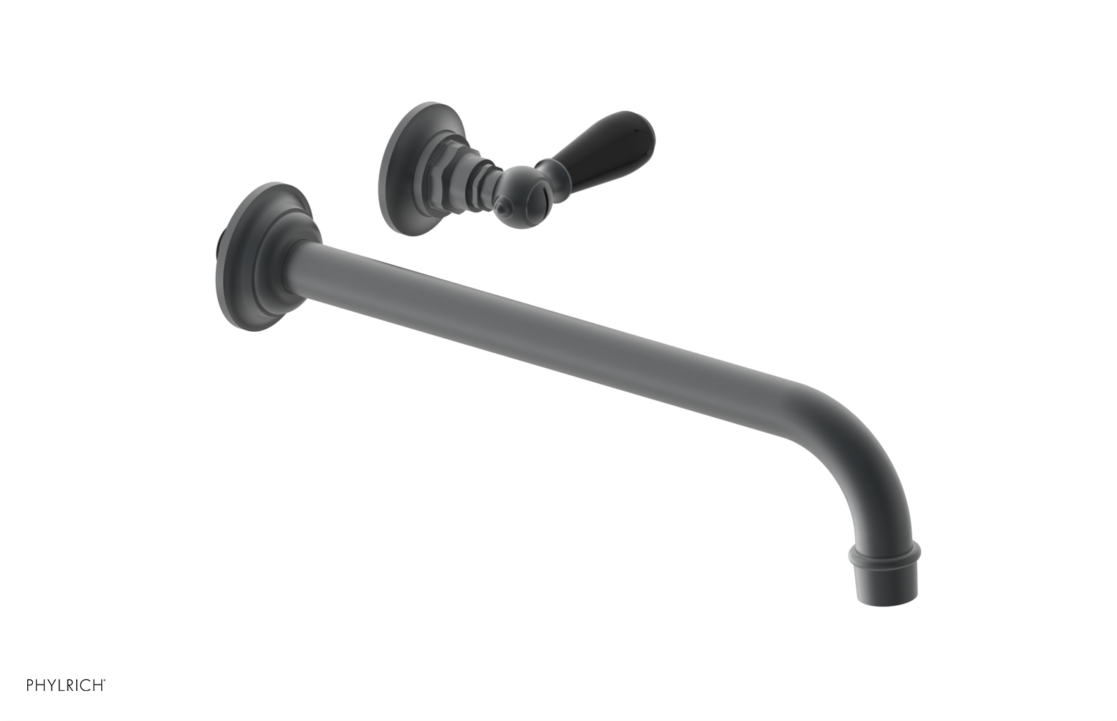 Phylrich Jamestown 12" Spout Single Handle Wall Lavatory Set by Phylrich