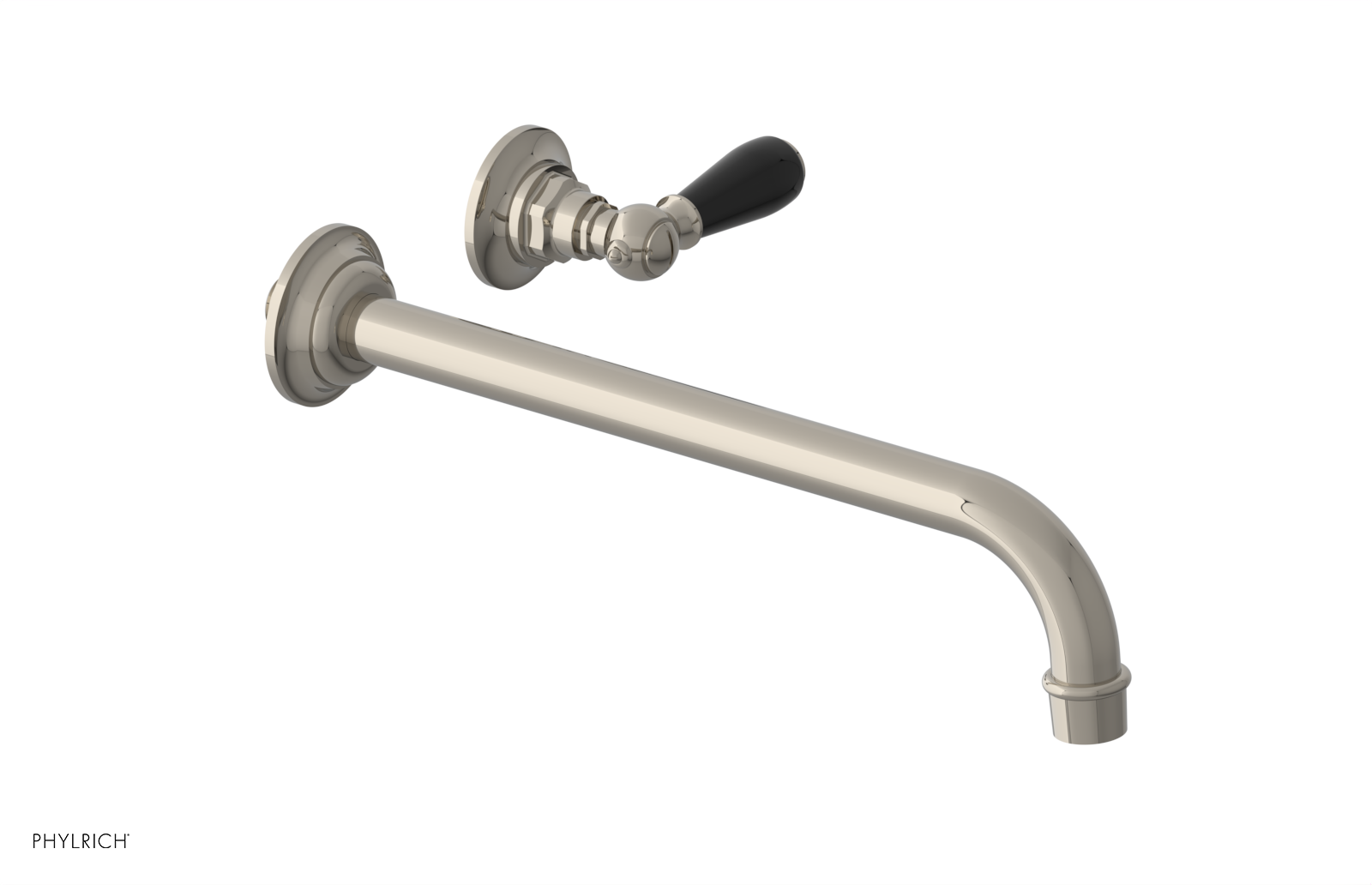 Phylrich Jamestown 12" Spout Single Handle Wall Lavatory Set by Phylrich