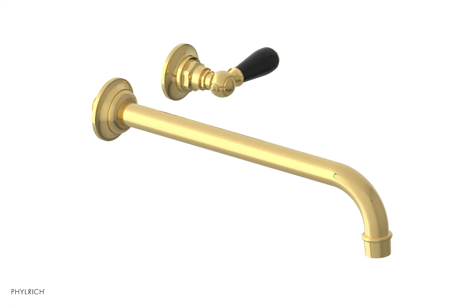 Phylrich Jamestown 12" Spout Single Handle Wall Lavatory Set by Phylrich