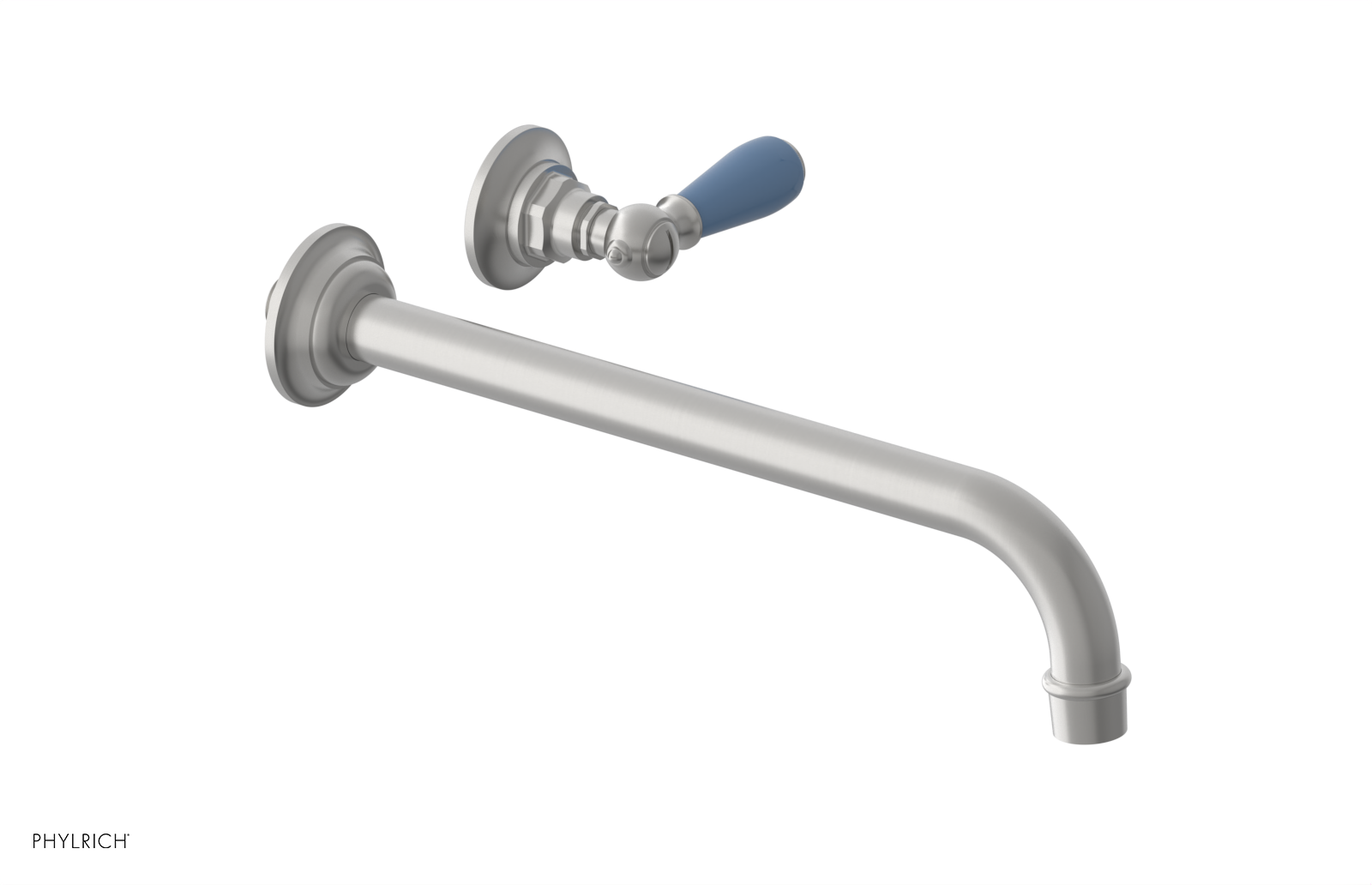Phylrich Jamestown 12" Spout Single Handle Wall Lavatory Set by Phylrich
