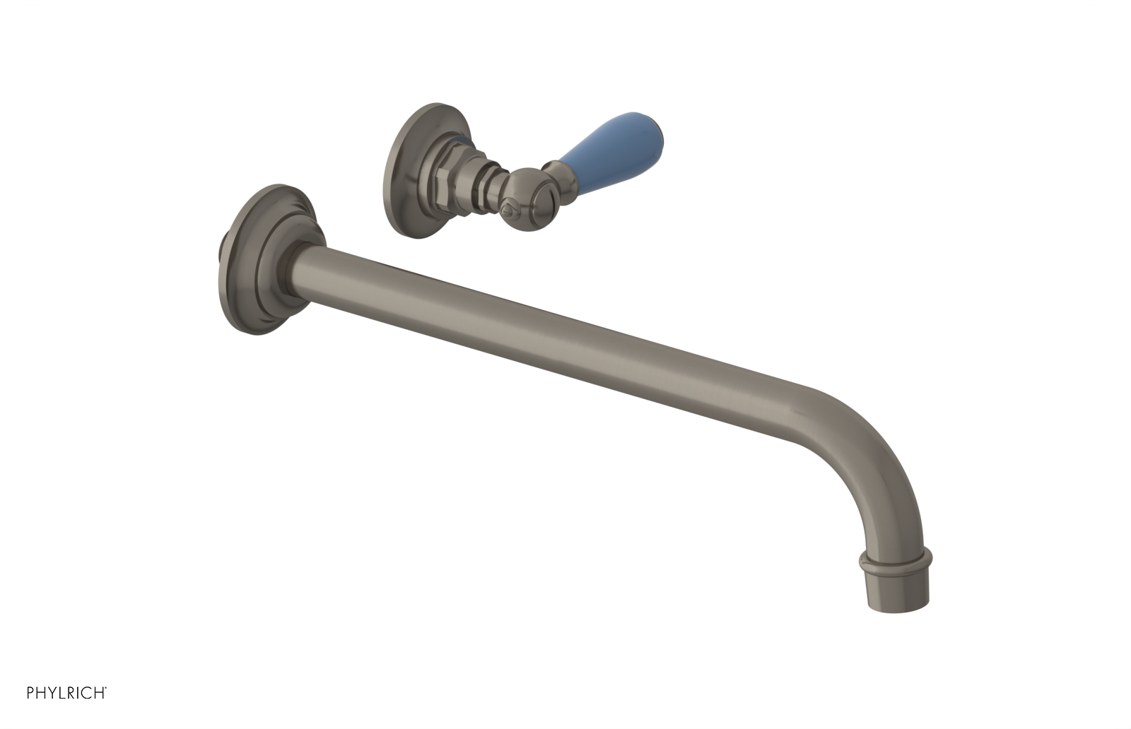 Phylrich Jamestown 12" Spout Single Handle Wall Lavatory Set by Phylrich