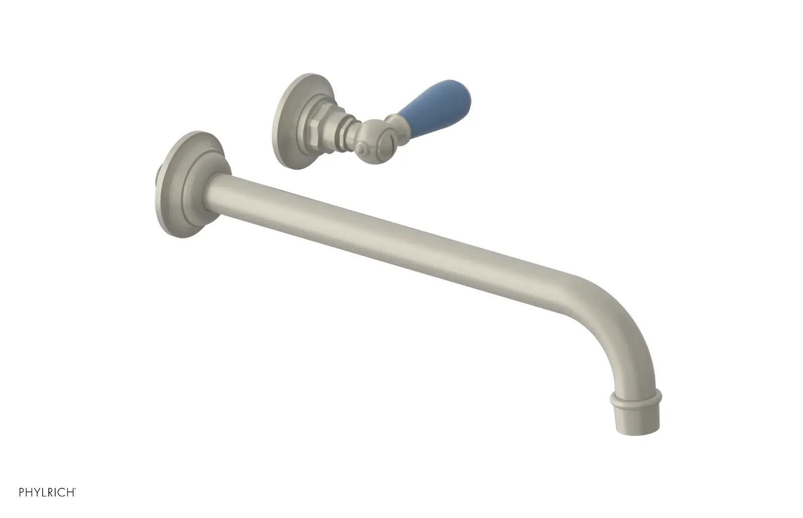 Phylrich Jamestown 12" Spout Single Handle Wall Lavatory Set by Phylrich