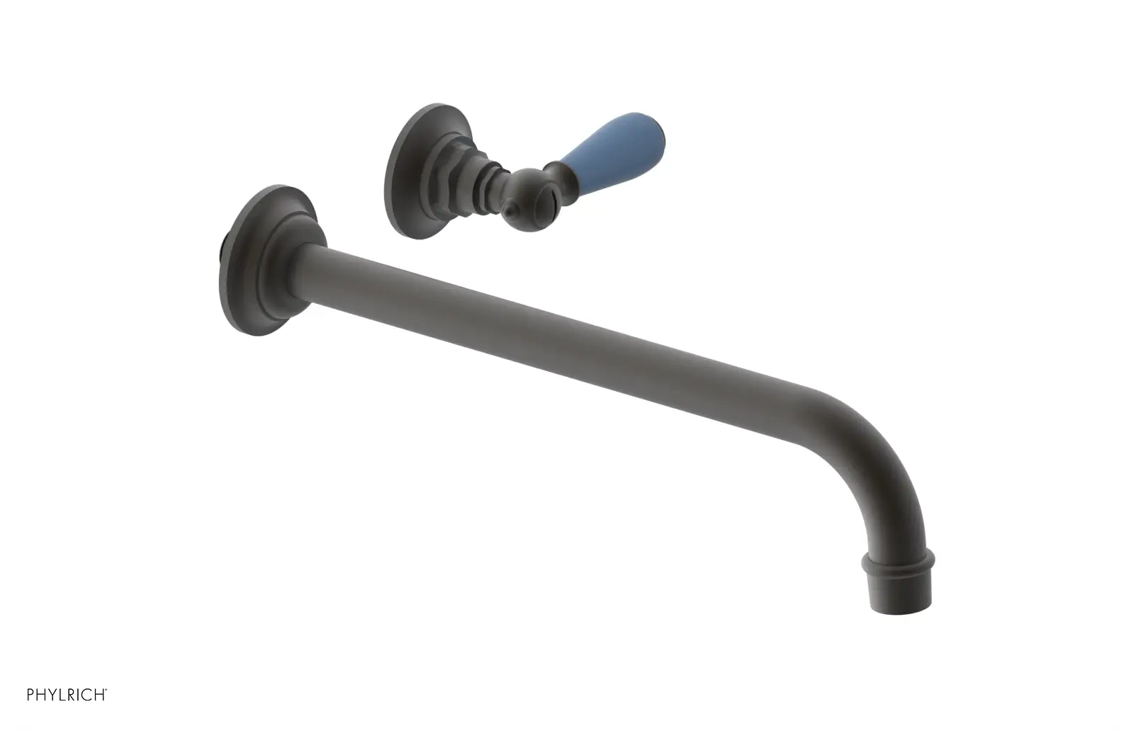 Phylrich Jamestown 12" Spout Single Handle Wall Lavatory Set by Phylrich