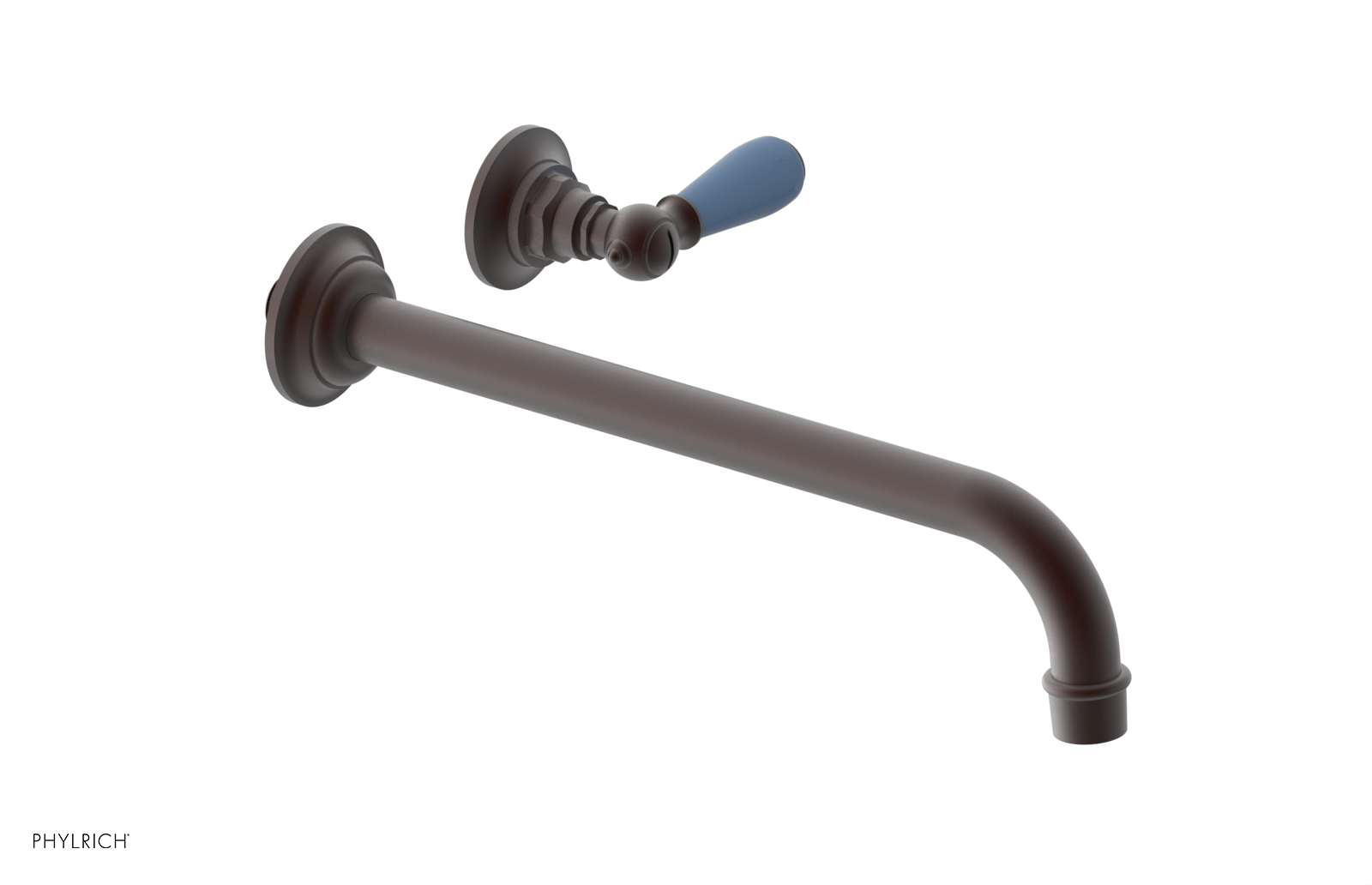 Phylrich Jamestown 12" Spout Single Handle Wall Lavatory Set by Phylrich