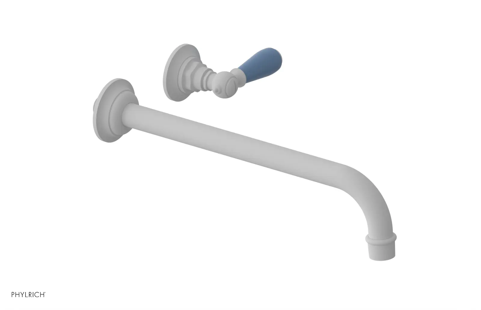 Phylrich Jamestown 12" Spout Single Handle Wall Lavatory Set by Phylrich