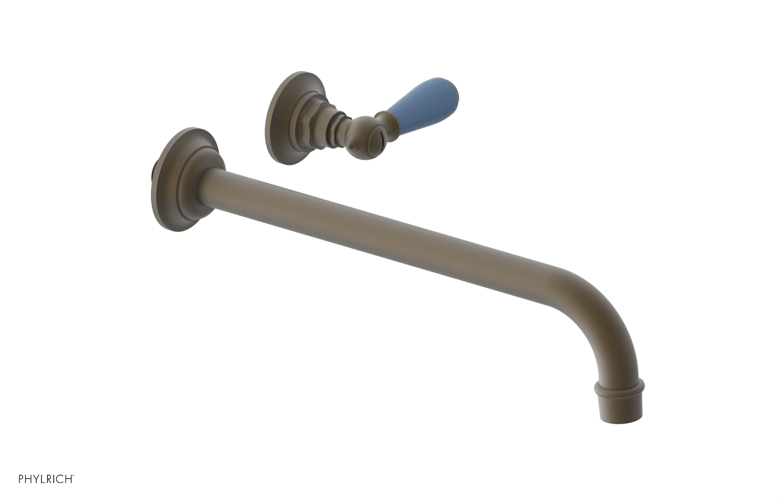 Phylrich Jamestown 12" Spout Single Handle Wall Lavatory Set by Phylrich