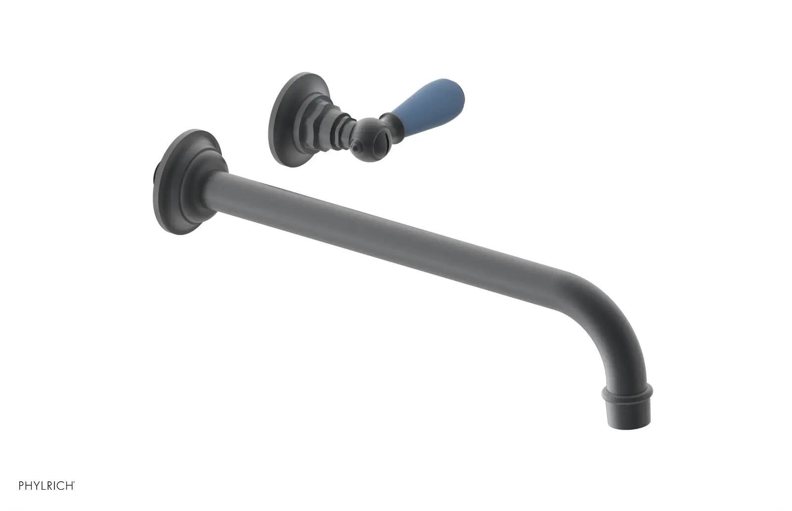 Phylrich Jamestown 12" Spout Single Handle Wall Lavatory Set by Phylrich