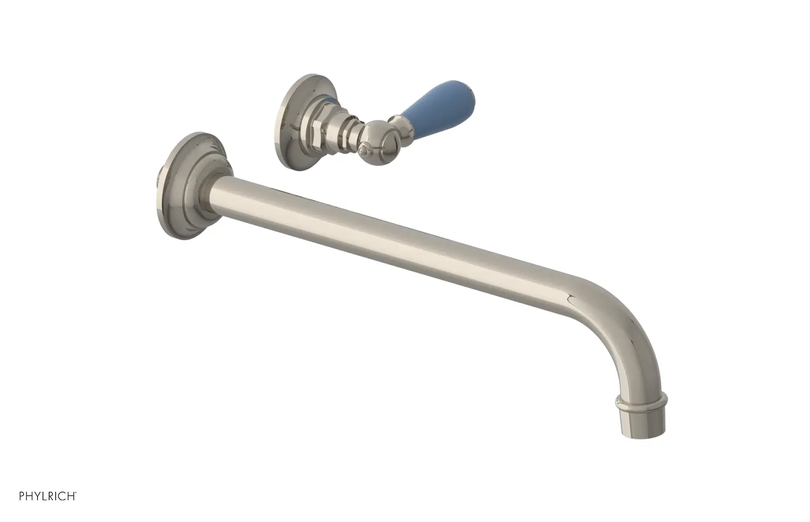 Phylrich Jamestown 12" Spout Single Handle Wall Lavatory Set by Phylrich