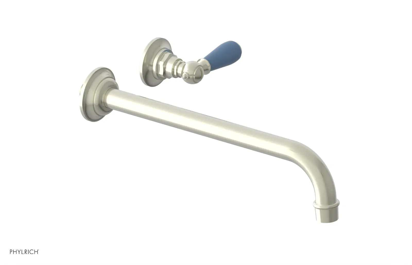 Phylrich Jamestown 12" Spout Single Handle Wall Lavatory Set by Phylrich