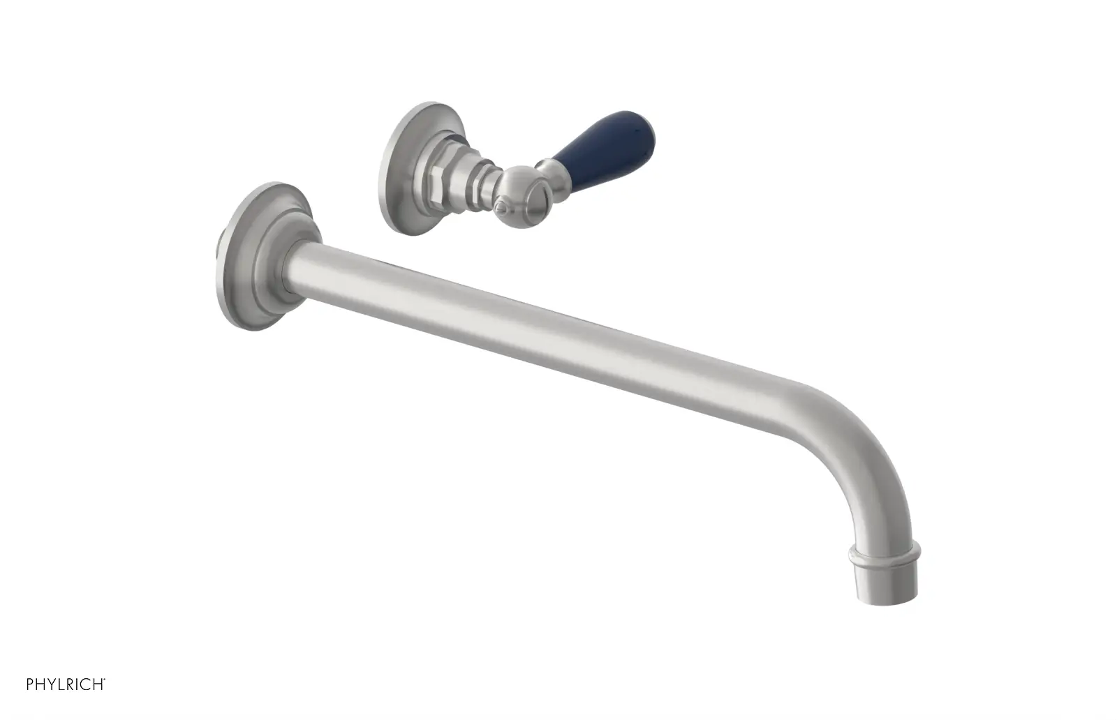 Phylrich Jamestown 12" Spout Single Handle Wall Lavatory Set by Phylrich