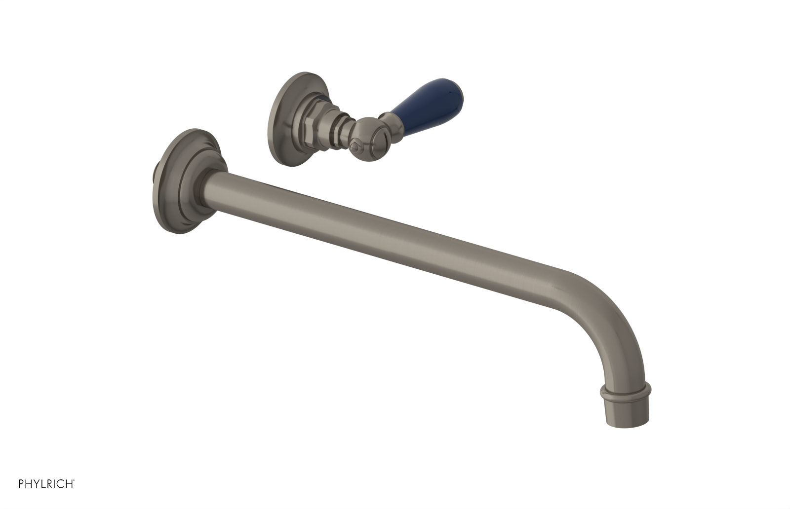 Phylrich Jamestown 12" Spout Single Handle Wall Lavatory Set