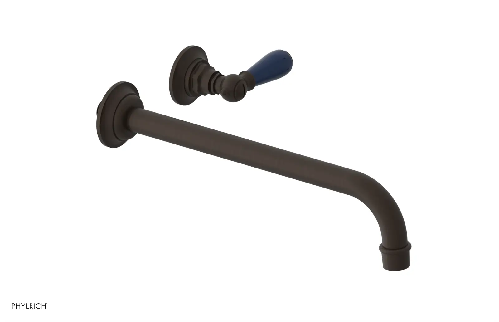 Phylrich Jamestown 12" Spout Single Handle Wall Lavatory Set by Phylrich