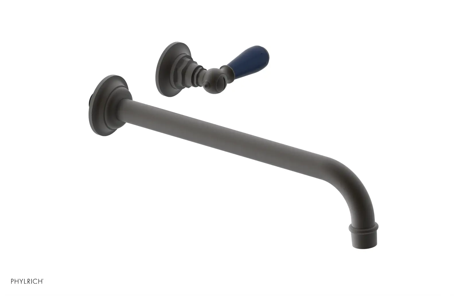 Phylrich Jamestown 12" Spout Single Handle Wall Lavatory Set by Phylrich