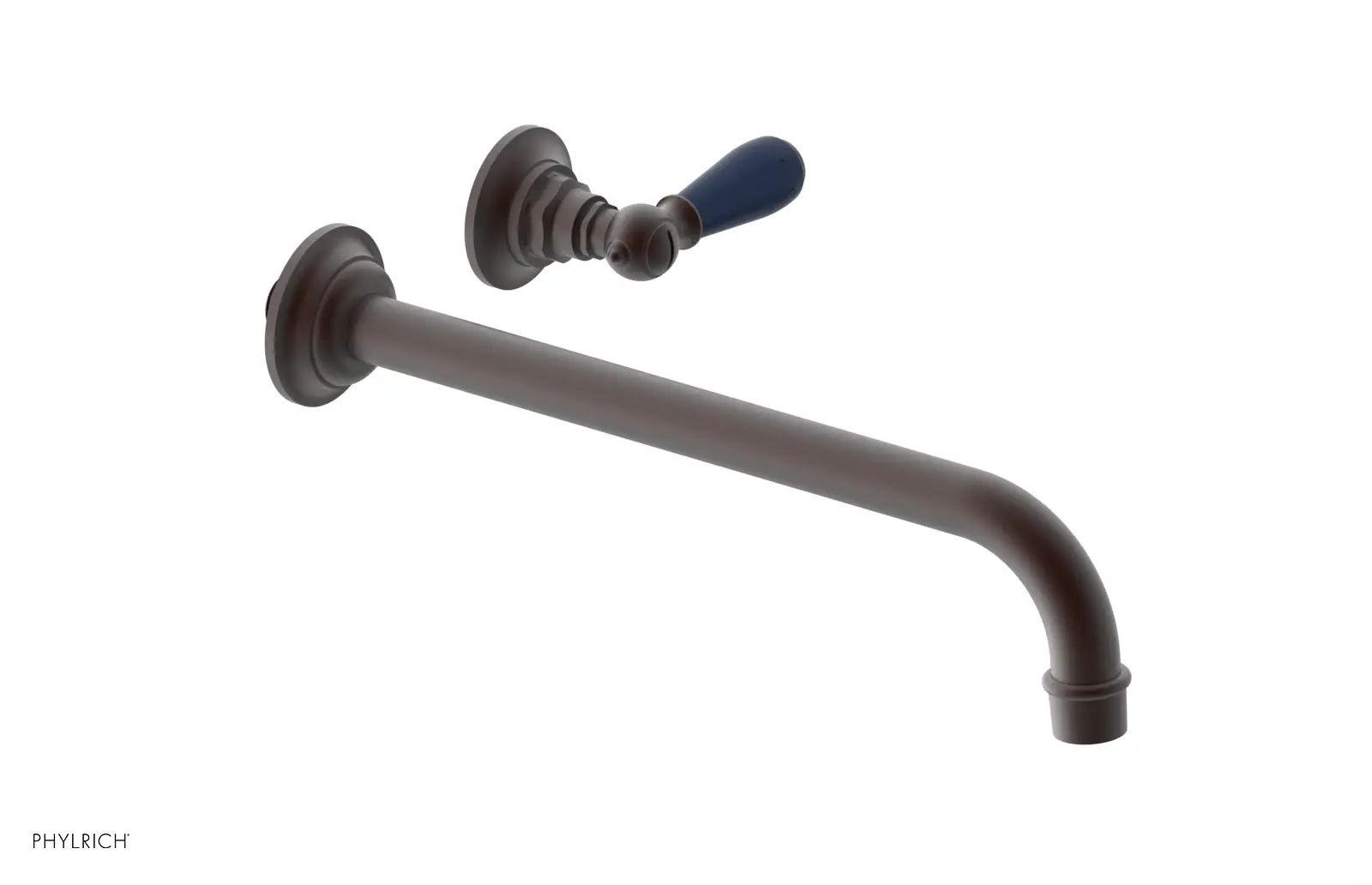 Phylrich Jamestown 12" Spout Single Handle Wall Lavatory Set by Phylrich
