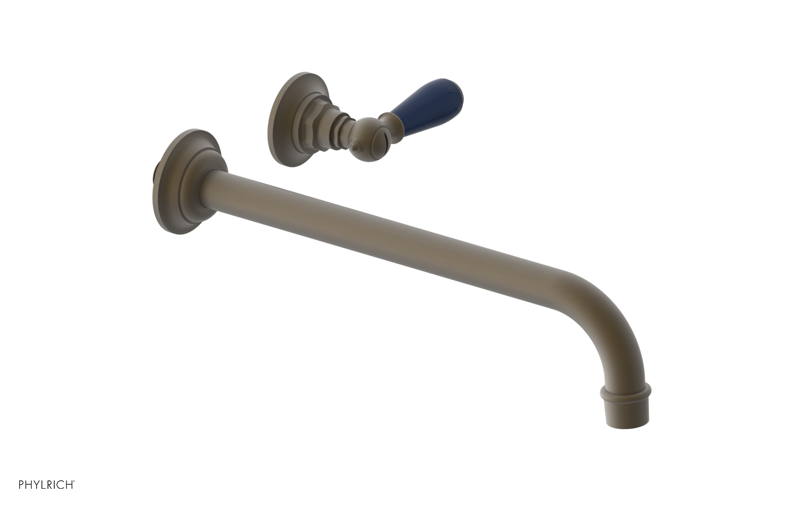 Phylrich Jamestown 12" Spout Single Handle Wall Lavatory Set by Phylrich