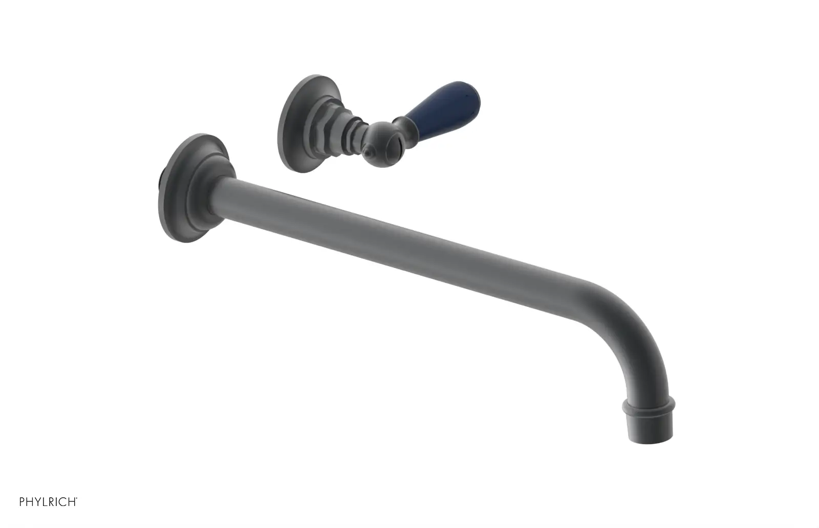 Phylrich Jamestown 12" Spout Single Handle Wall Lavatory Set by Phylrich