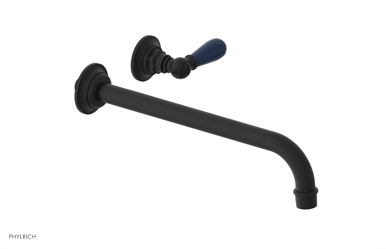 Phylrich Jamestown 12" Spout Single Handle Wall Lavatory Set by Phylrich