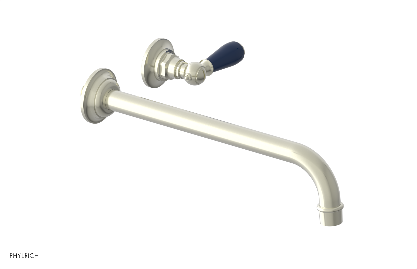 Phylrich Jamestown 12" Spout Single Handle Wall Lavatory Set by Phylrich