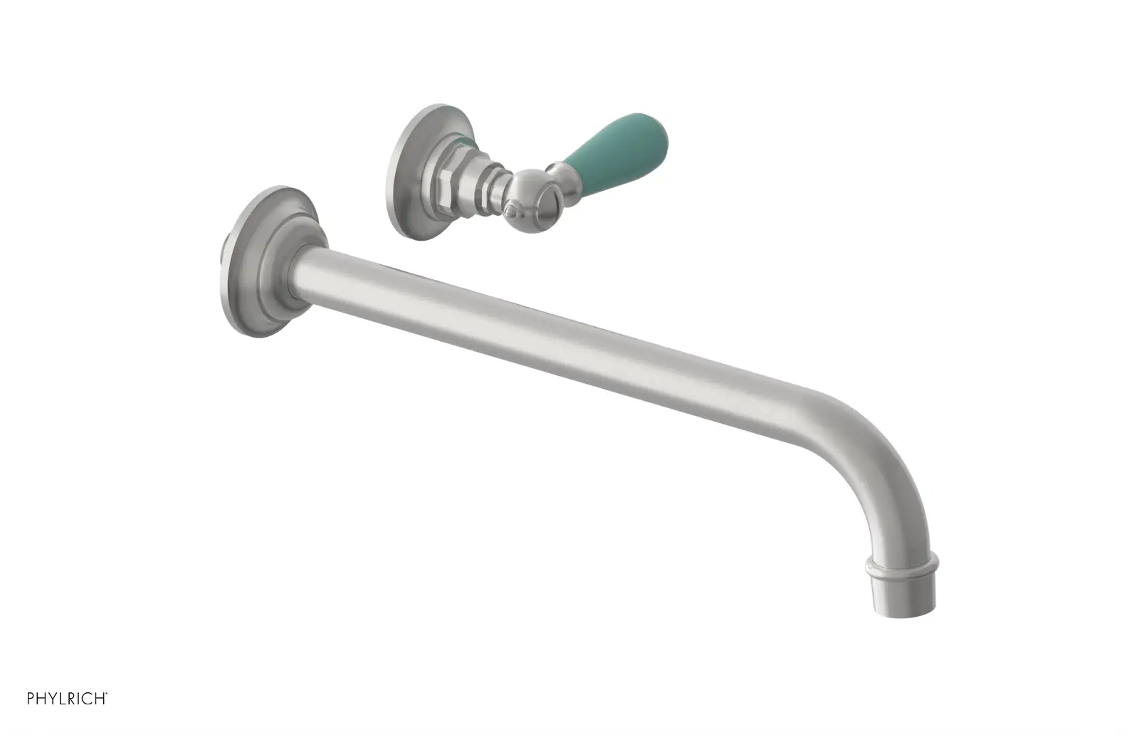 Phylrich Jamestown 12" Spout Single Handle Wall Lavatory Set by Phylrich