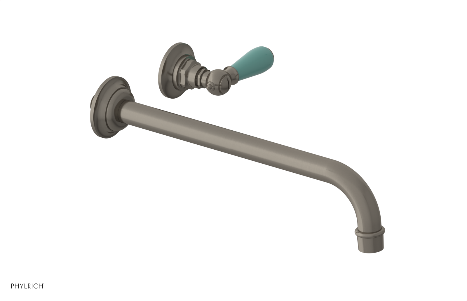 Phylrich Jamestown 12" Spout Single Handle Wall Lavatory Set by Phylrich