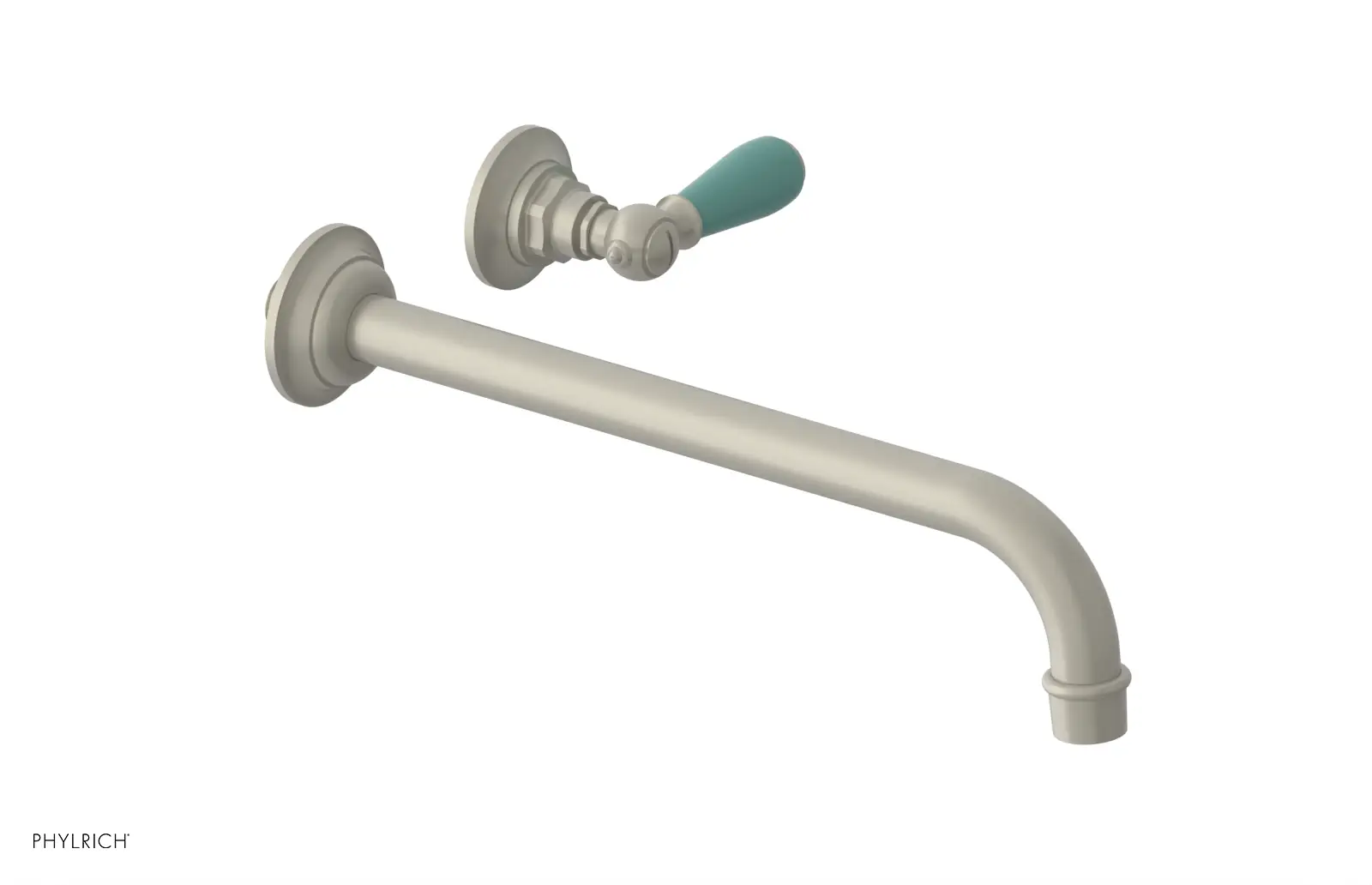 Phylrich Jamestown 12" Spout Single Handle Wall Lavatory Set by Phylrich