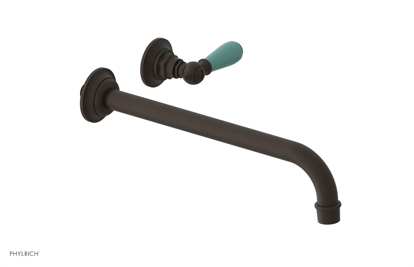 Phylrich Jamestown 12" Spout Single Handle Wall Lavatory Set