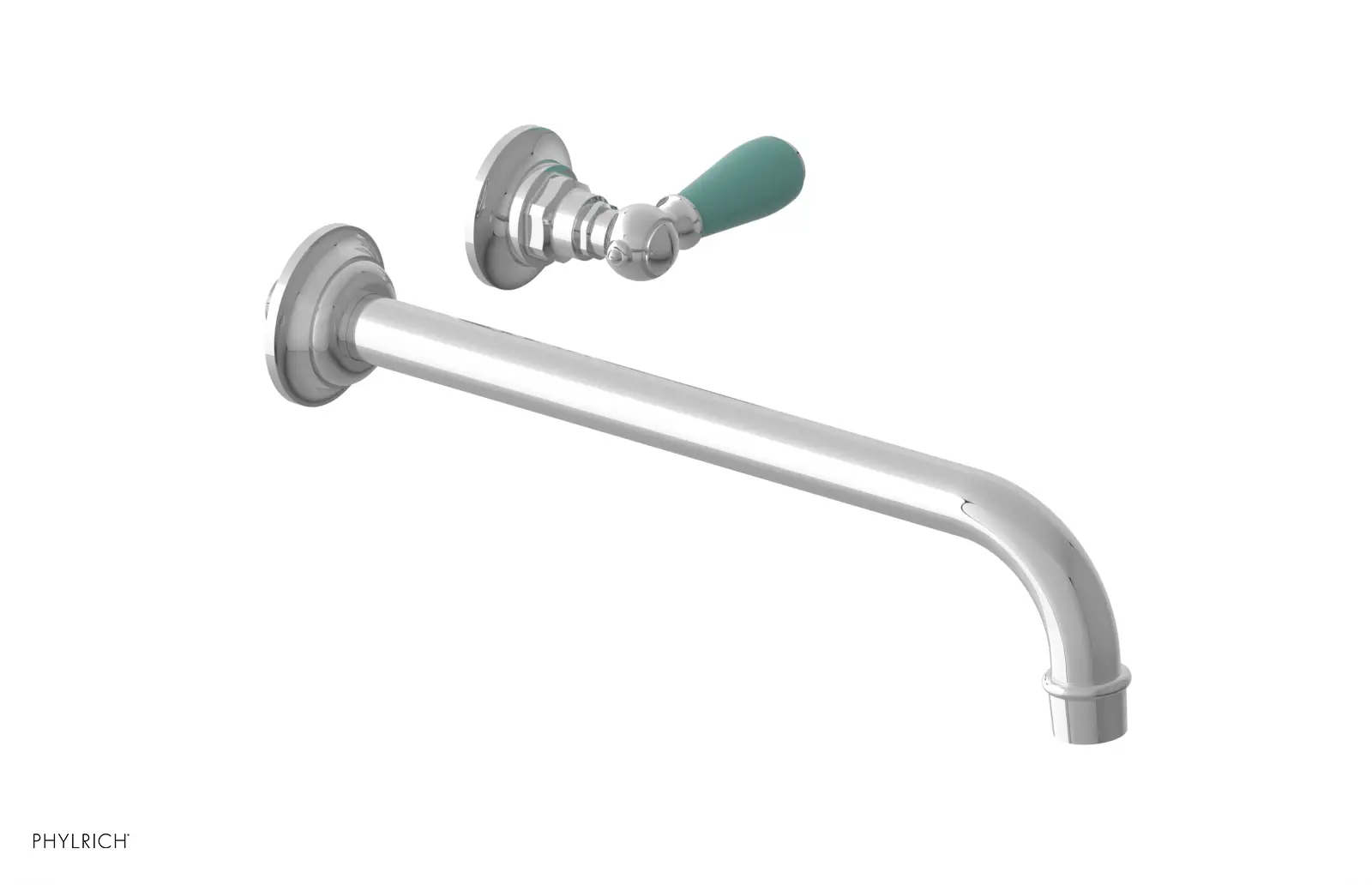 Phylrich Jamestown 12" Spout Single Handle Wall Lavatory Set by Phylrich