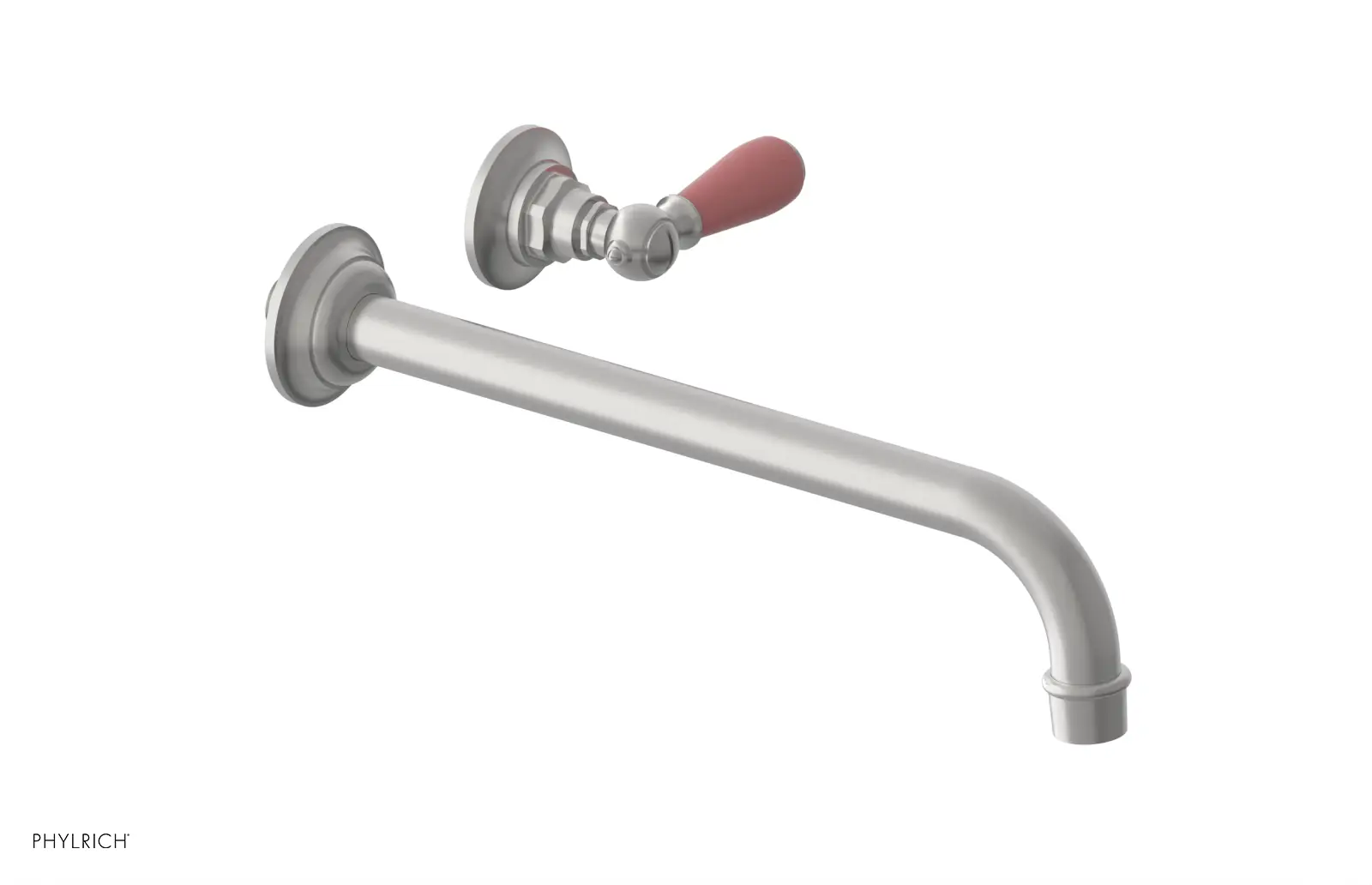 Phylrich Jamestown 12" Spout Single Handle Wall Lavatory Set by Phylrich