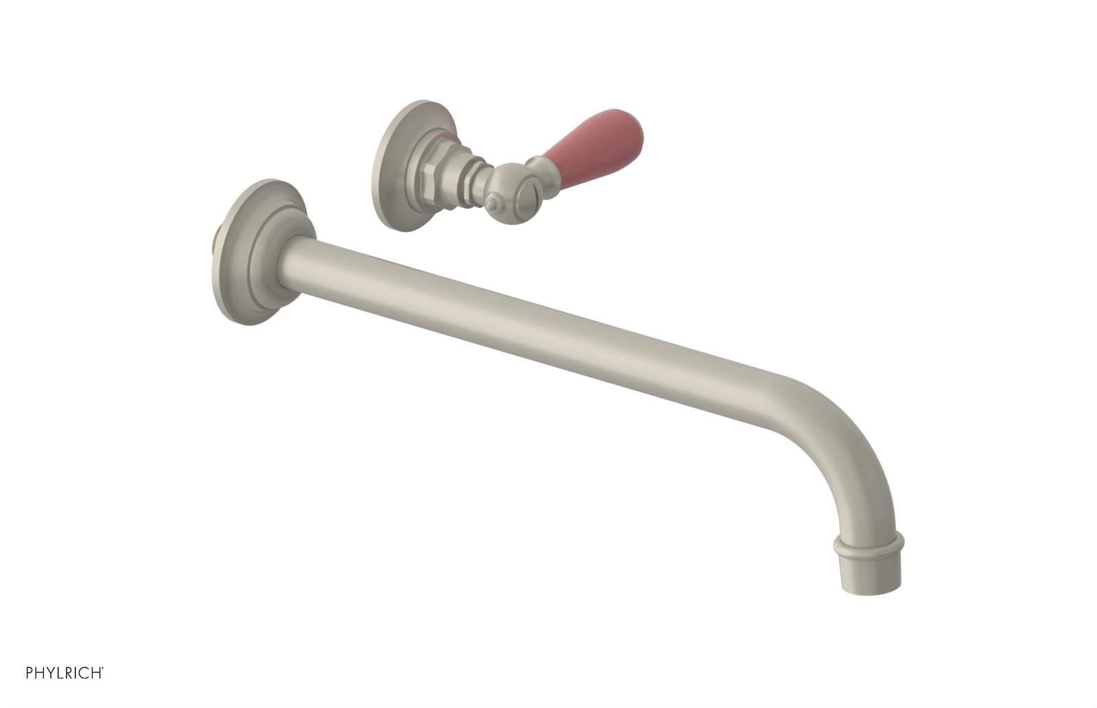 Phylrich Jamestown 12" Spout Single Handle Wall Lavatory Set by Phylrich