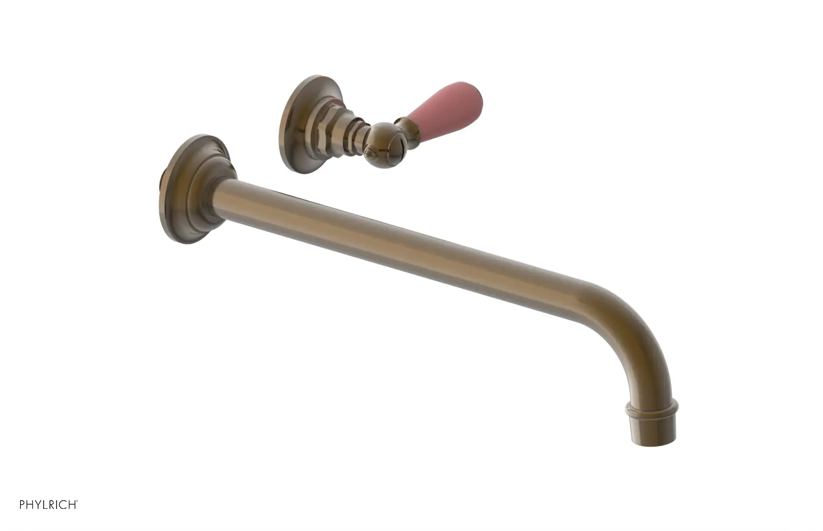 Phylrich Jamestown 12" Spout Single Handle Wall Lavatory Set by Phylrich