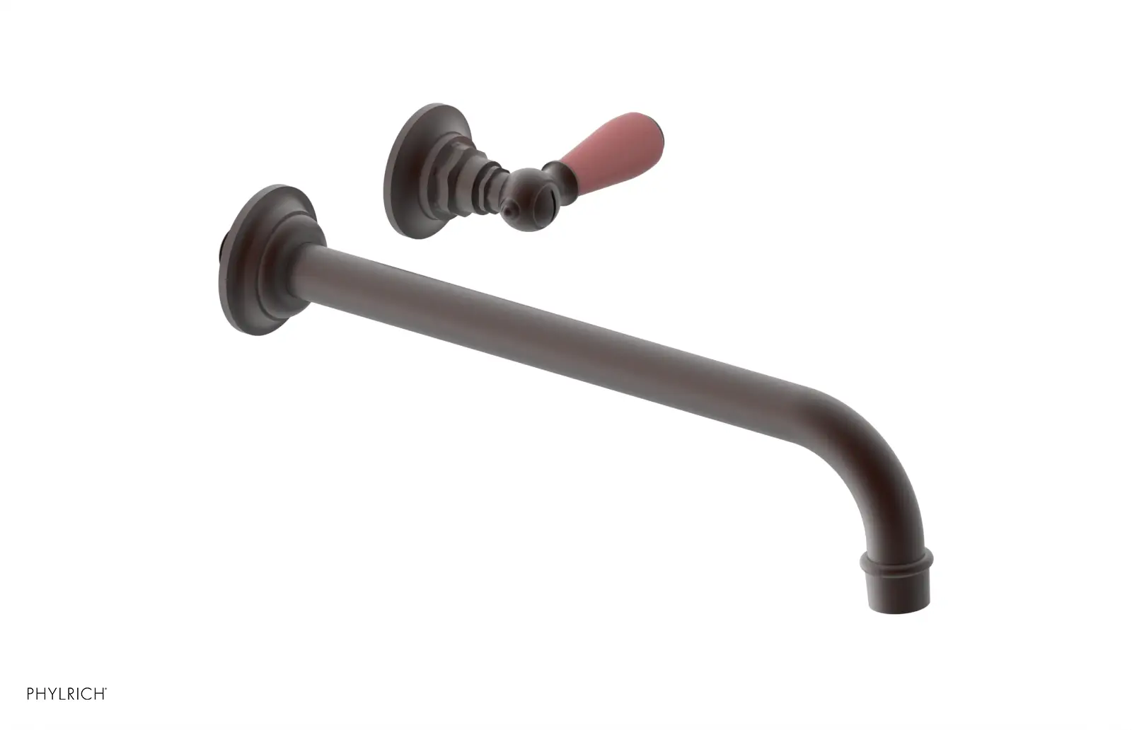 Phylrich Jamestown 12" Spout Single Handle Wall Lavatory Set by Phylrich