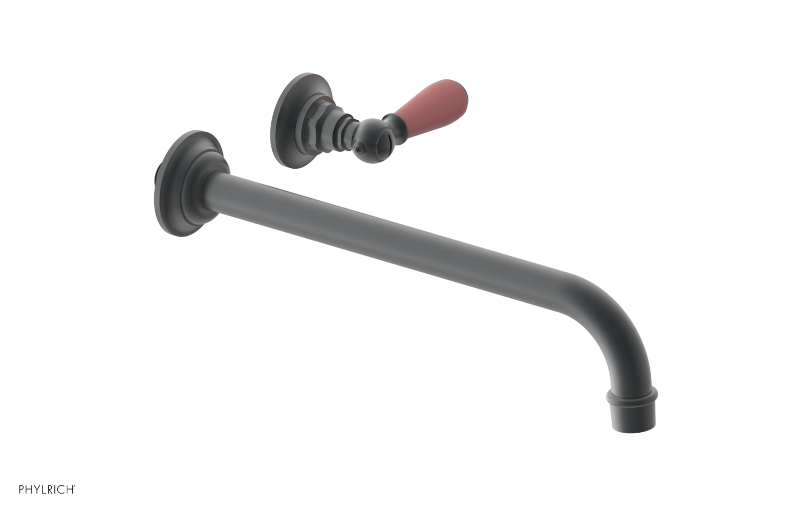 Phylrich Jamestown 12" Spout Single Handle Wall Lavatory Set by Phylrich