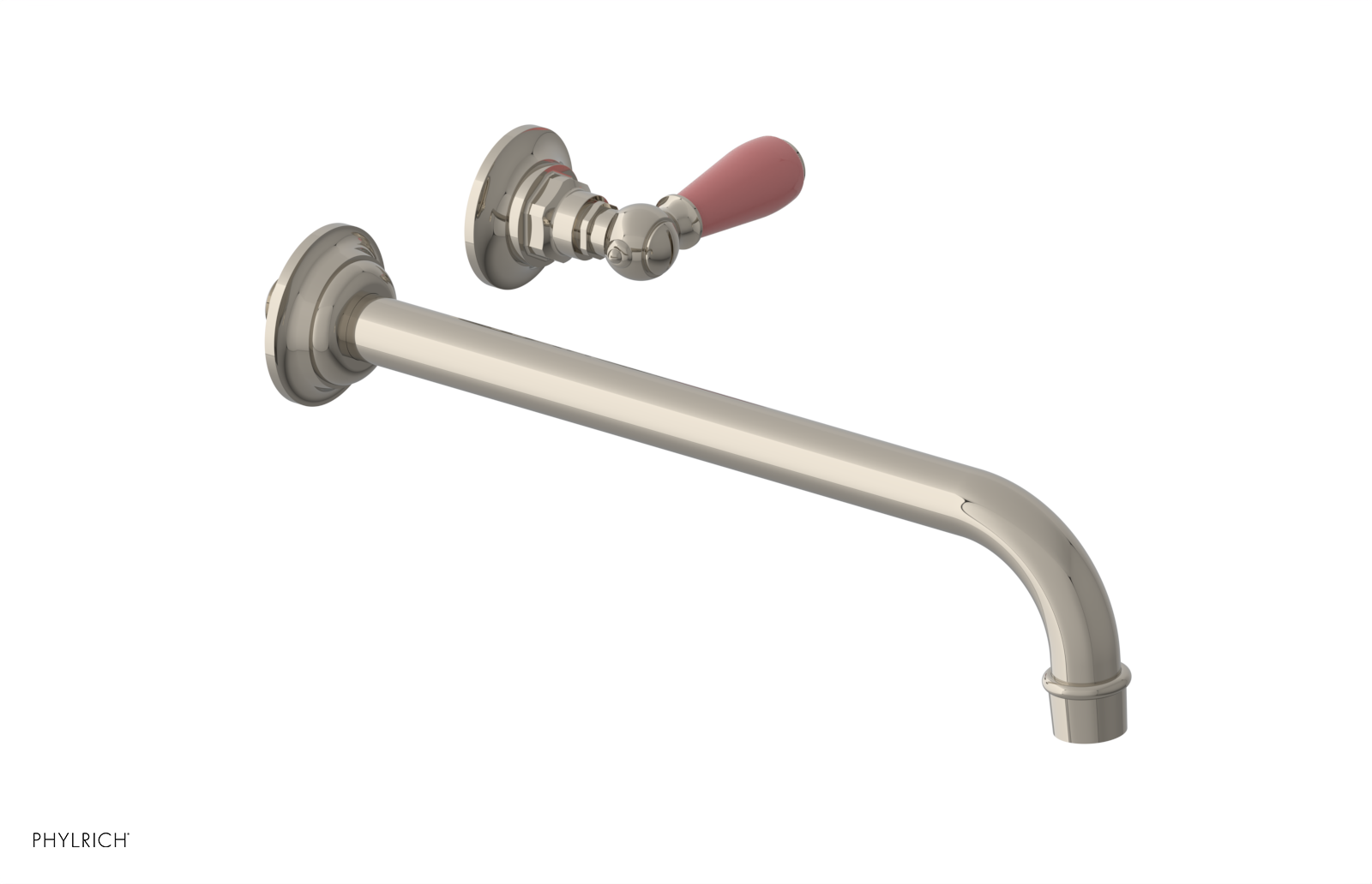 Phylrich Jamestown 12" Spout Single Handle Wall Lavatory Set by Phylrich