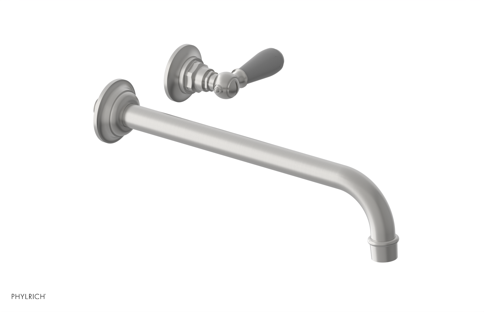 Phylrich Jamestown 12" Spout Single Handle Wall Lavatory Set by Phylrich