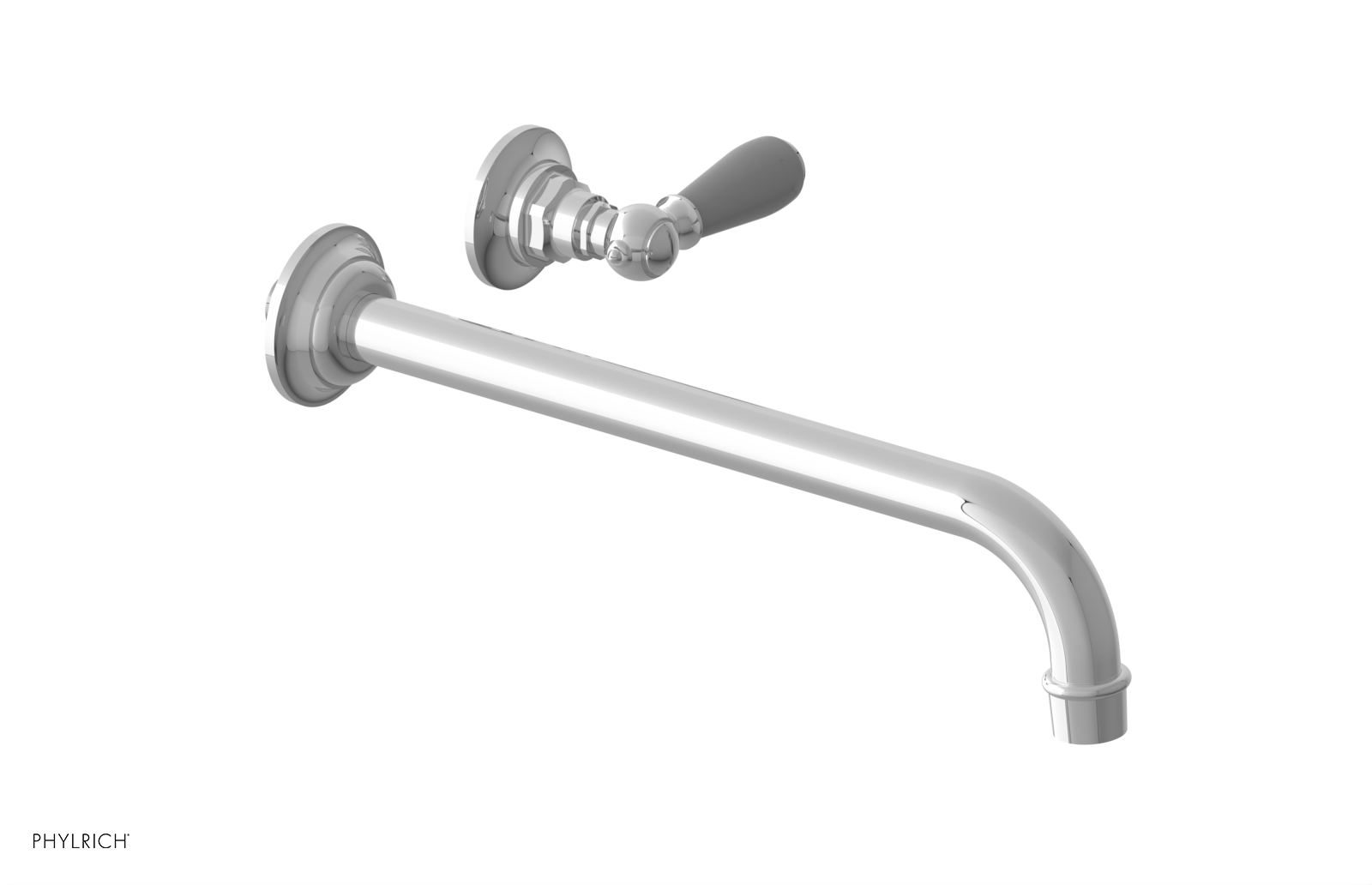 Phylrich Jamestown 12" Spout Single Handle Wall Lavatory Set by Phylrich