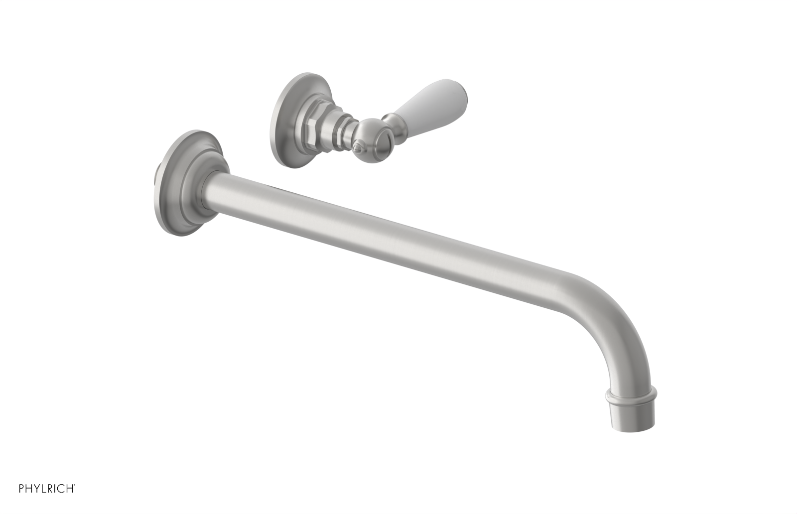 Phylrich Jamestown 12" Spout Single Handle Wall Lavatory Set by Phylrich