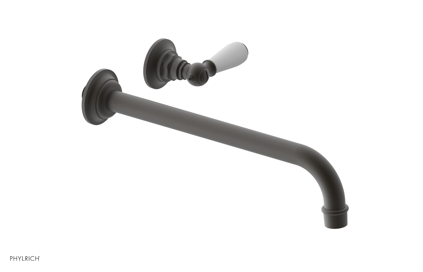 Phylrich Jamestown 12" Spout Single Handle Wall Lavatory Set