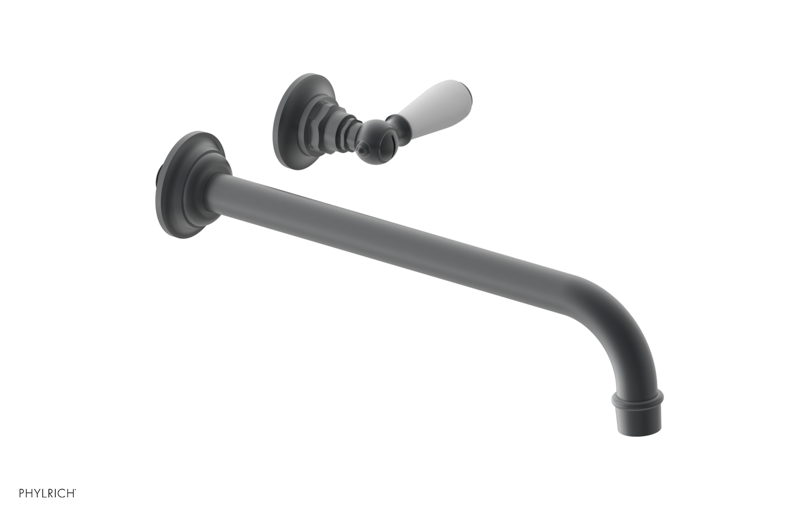 Phylrich Jamestown 12" Spout Single Handle Wall Lavatory Set by Phylrich