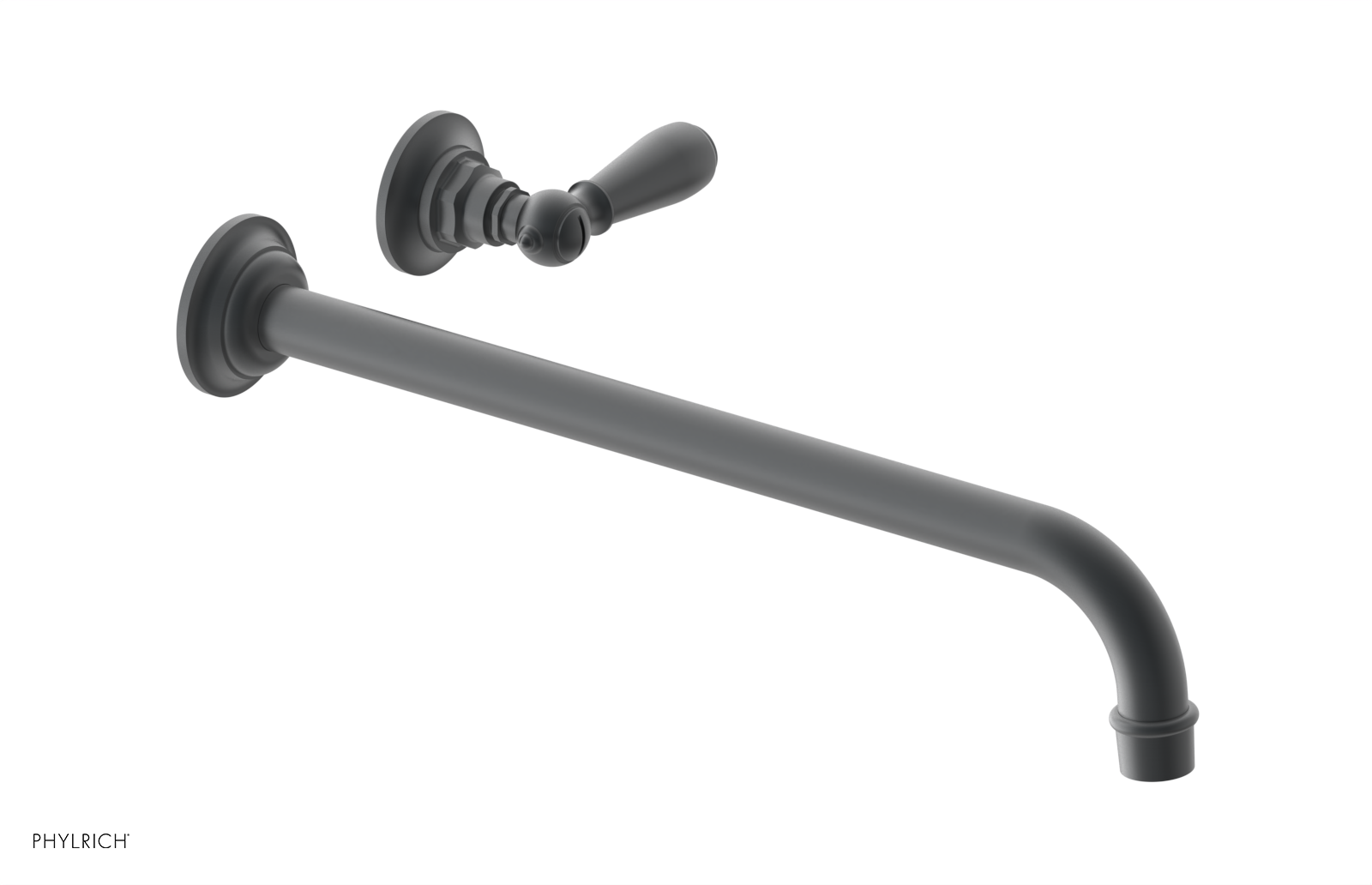 Phylrich Jamestown 14" Spout Single Handle Wall Lavatory Set by Phylrich
