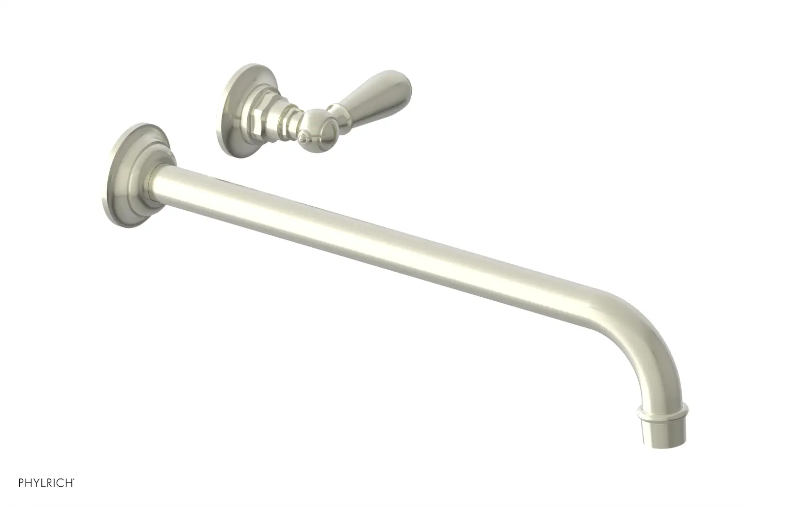 Phylrich Jamestown 14" Spout Single Handle Wall Lavatory Set by Phylrich
