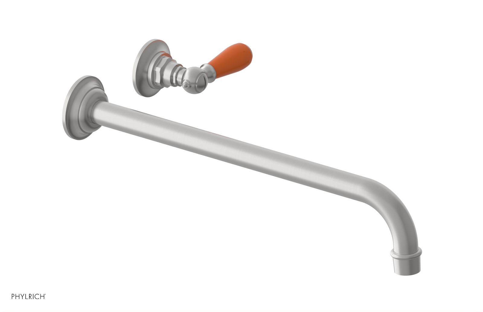 Phylrich Jamestown 14" Spout Single Handle Wall Lavatory Set by Phylrich