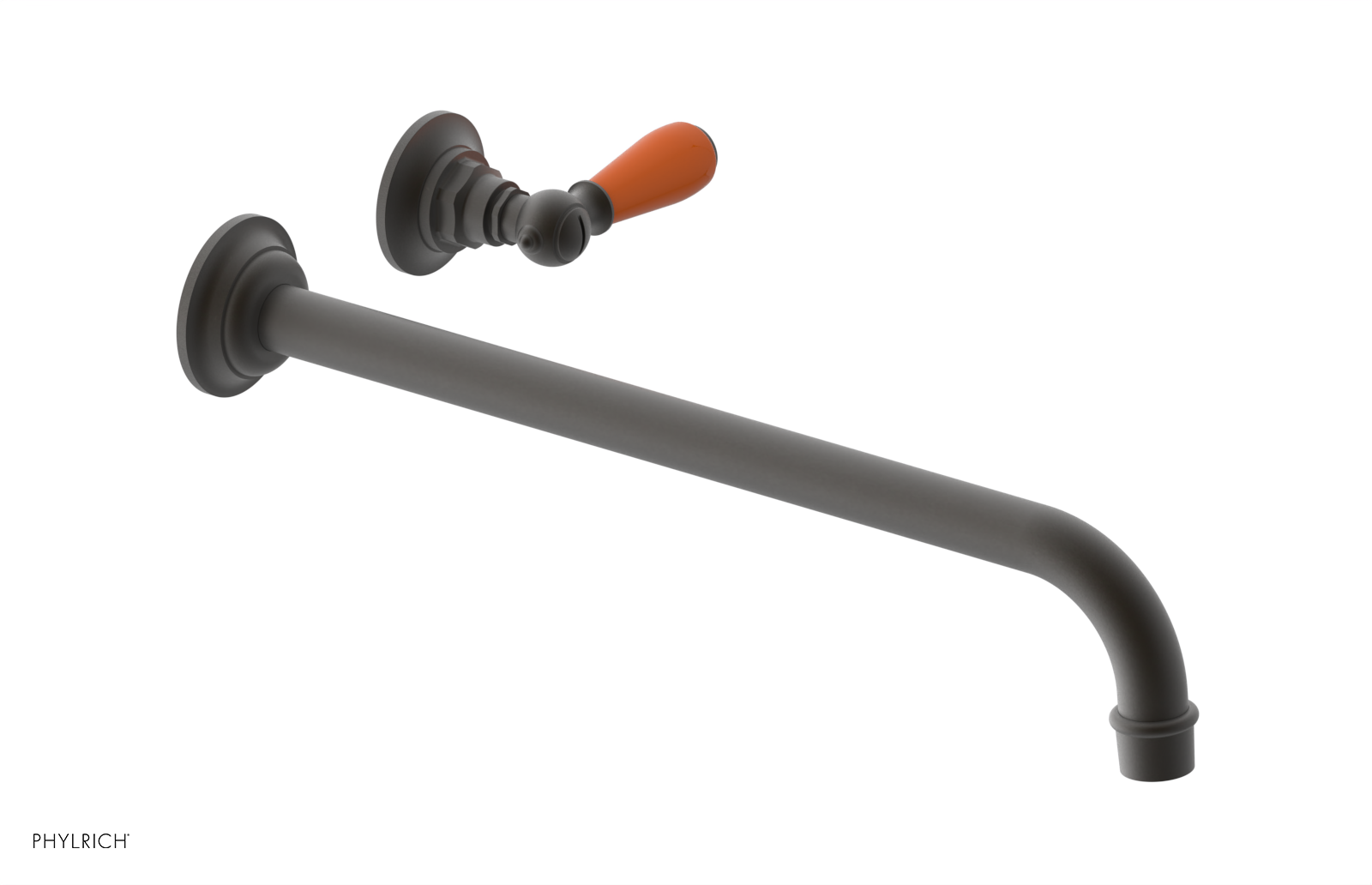 Phylrich Jamestown 14" Spout Single Handle Wall Lavatory Set