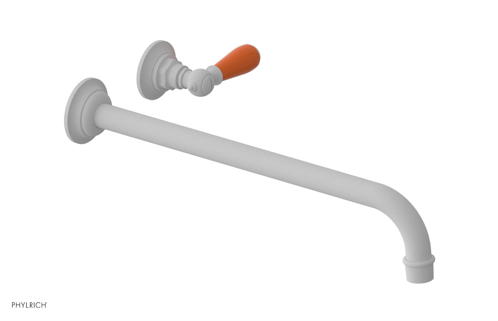 Phylrich Jamestown 14" Spout Single Handle Wall Lavatory Set by Phylrich