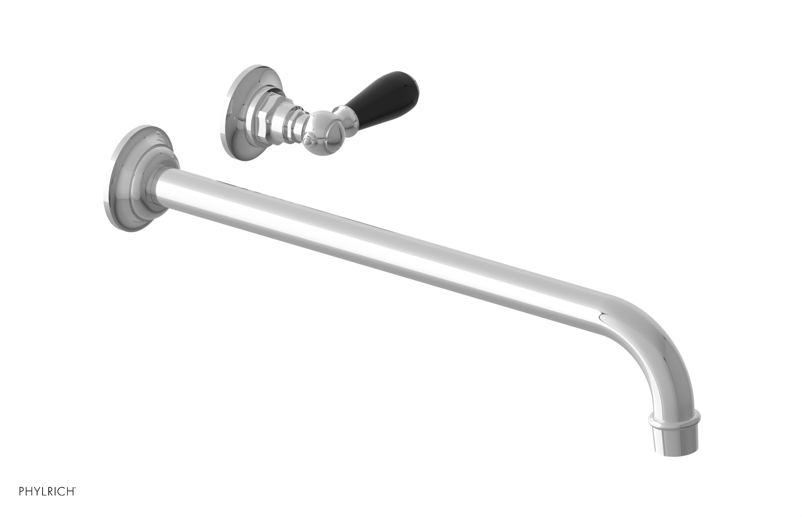 Phylrich Jamestown 14" Spout Single Handle Wall Lavatory Set by Phylrich