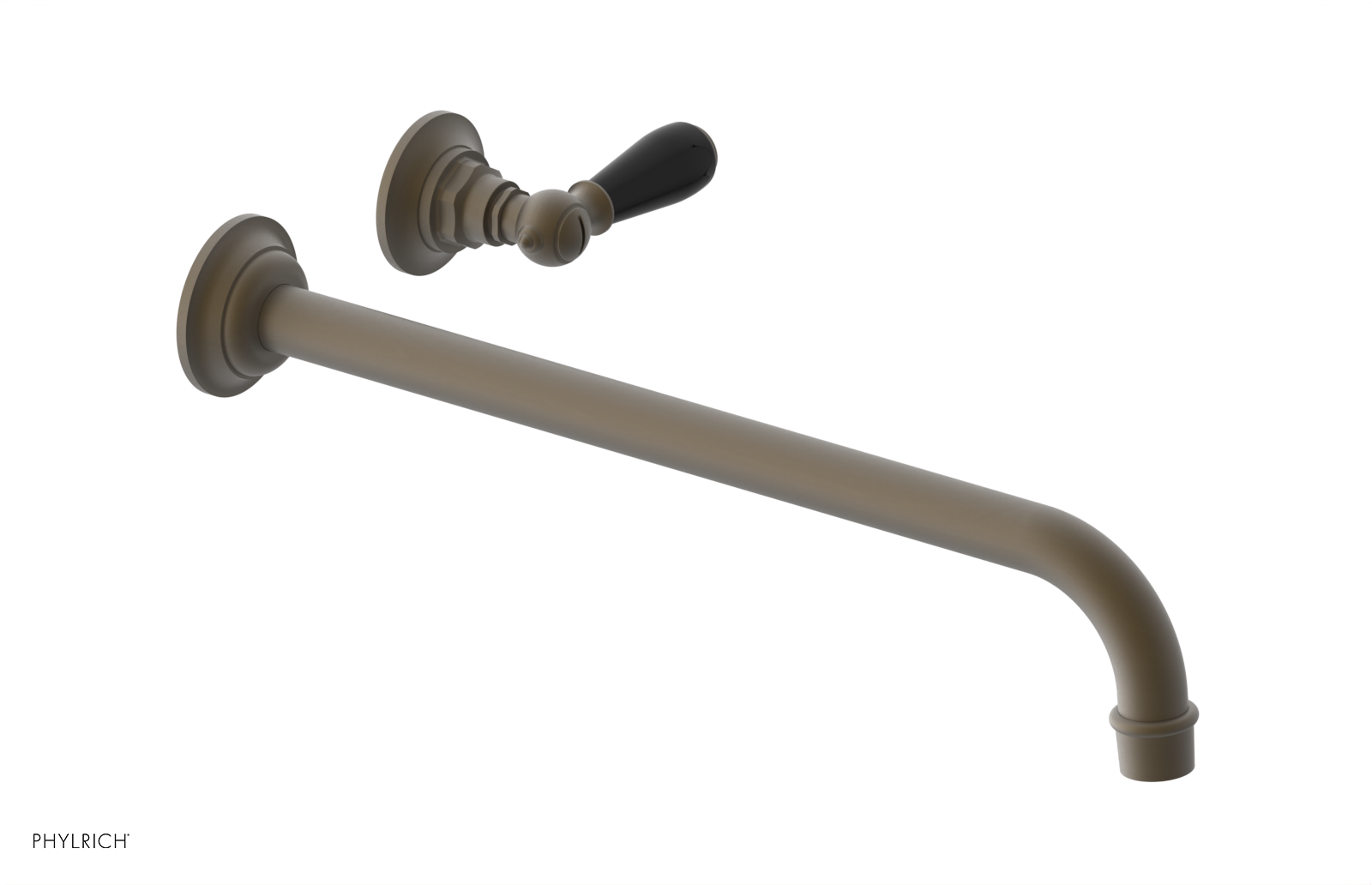 Phylrich Jamestown 14" Spout Single Handle Wall Lavatory Set by Phylrich