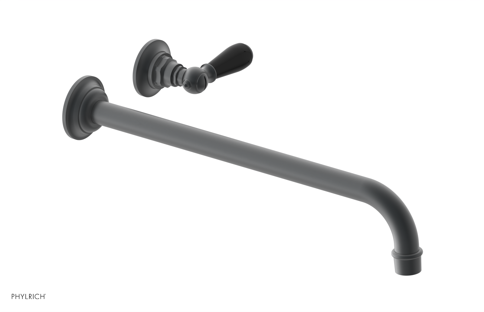 Phylrich Jamestown 14" Spout Single Handle Wall Lavatory Set by Phylrich