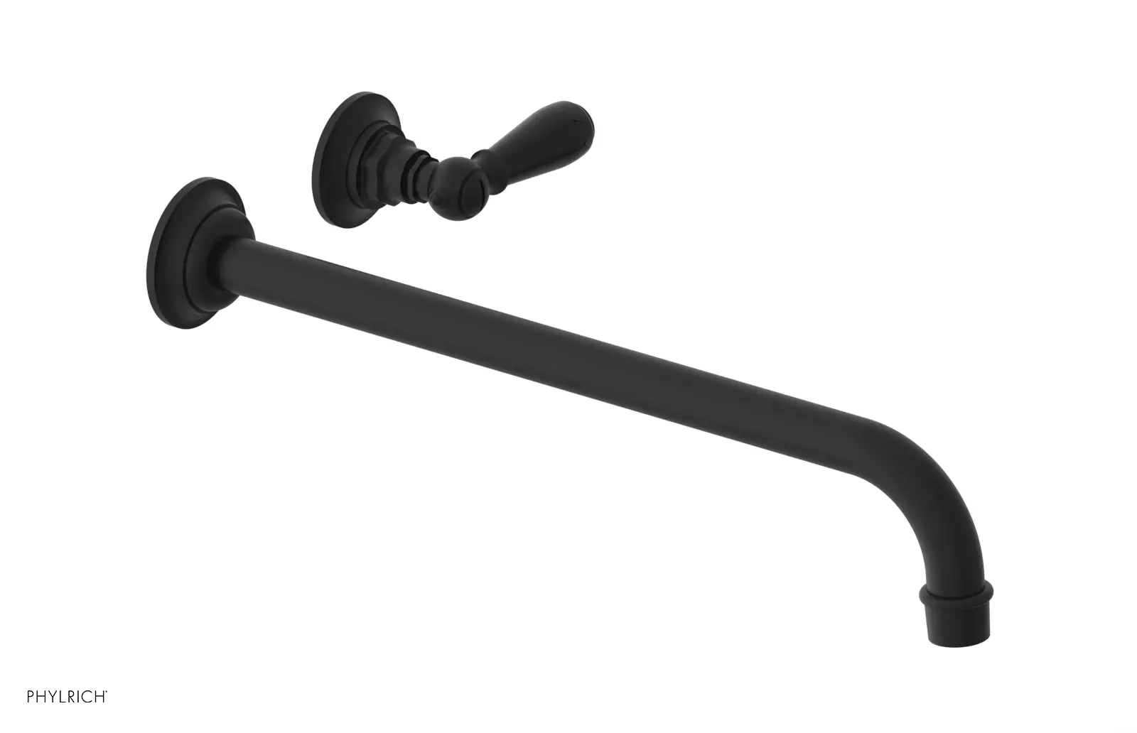 Phylrich Jamestown 14" Spout Single Handle Wall Lavatory Set by Phylrich