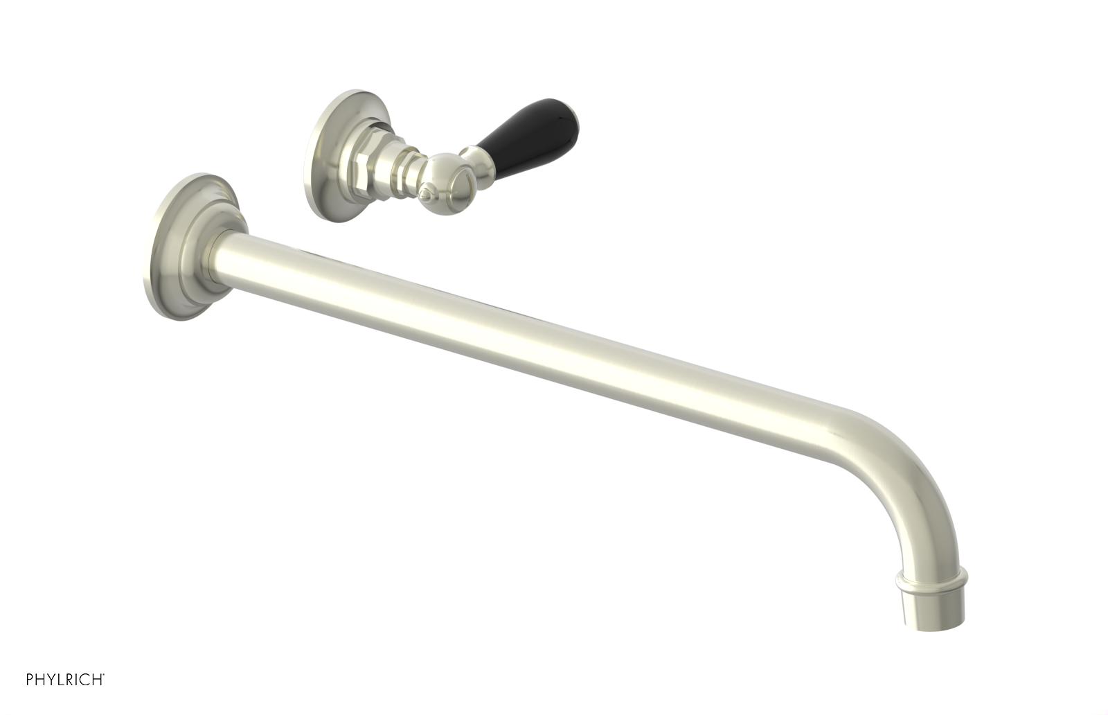 Phylrich Jamestown 14" Spout Single Handle Wall Lavatory Set