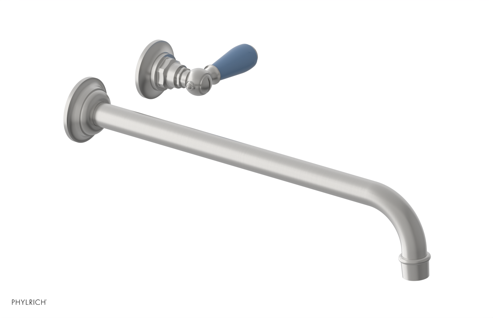 Phylrich Jamestown 14" Spout Single Handle Wall Lavatory Set by Phylrich