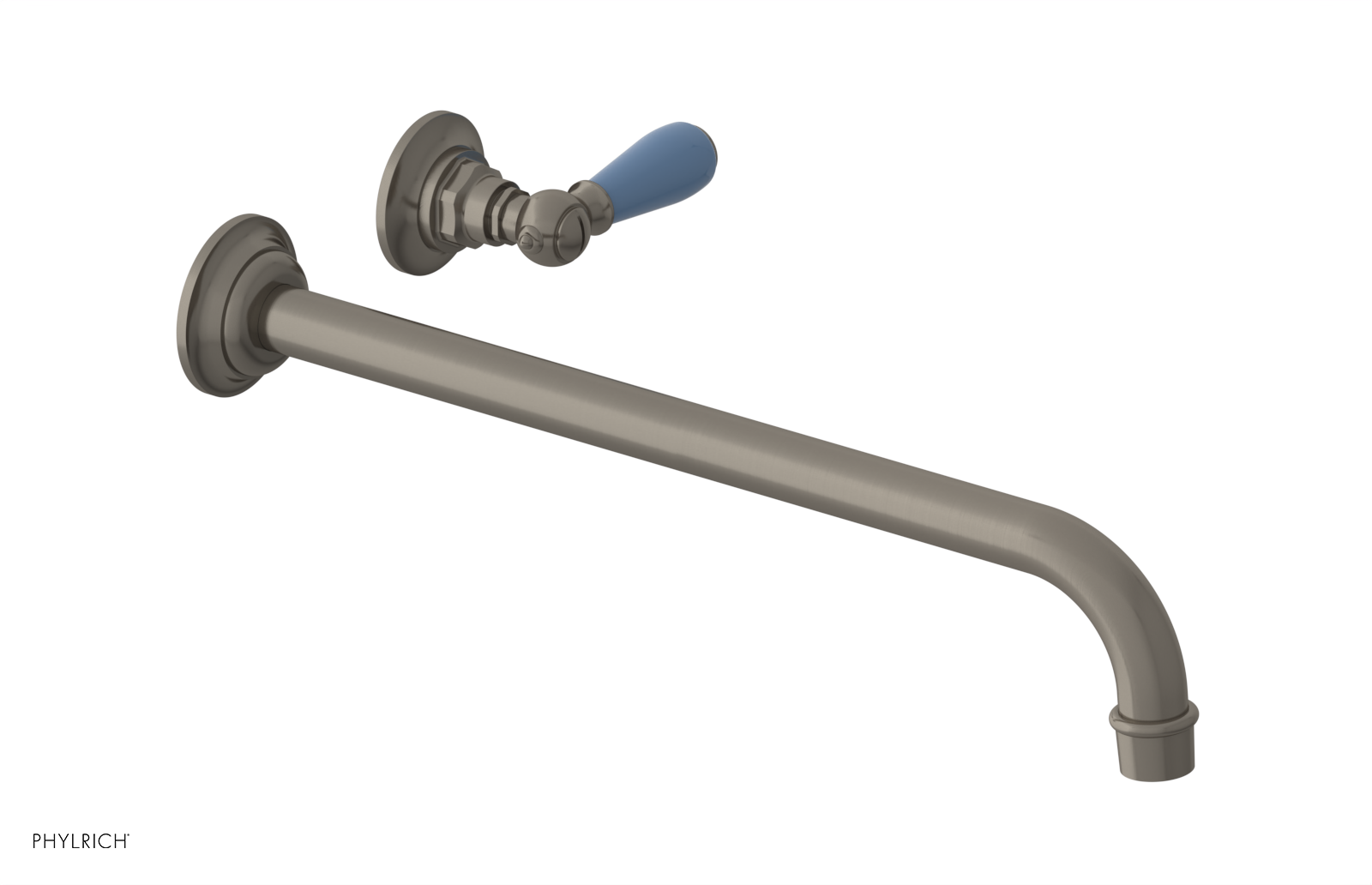 Phylrich Jamestown 14" Spout Single Handle Wall Lavatory Set by Phylrich